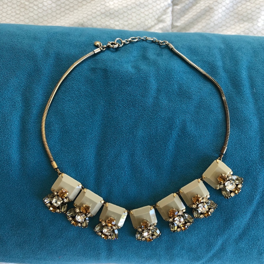 J. Crew Chunky Jeweled Necklace